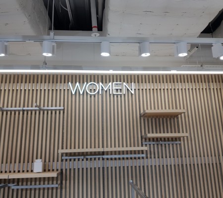 [NEW BALANCE 매장] 조명 사인 및 스카시 사인