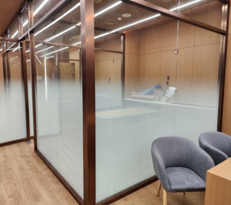 [오피스 디자인] 유리 Gradation sheet 마감